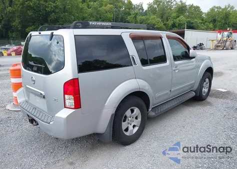 2007 Nissan Pathfinder Se из США, поврежденный, VIN 5N1AR18W67C604911